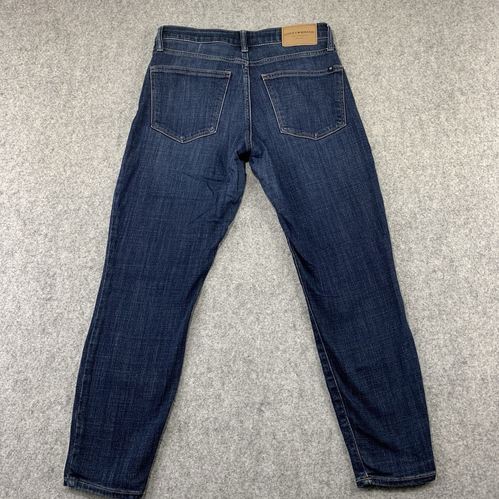 Lucky Brand Jeans Womens Size 10 /30 Ankle Blue Low Rise Skinny Lolita - Picture 8 of 11